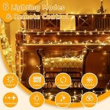 Ollny Christmas Tree Lights 10m 100 LED Warm White Outdoor Waterproof view 3