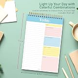 SWEETZER & ORANGE S&O Daily Planner Notepad 52-Page Turquoise Coiled Organizer view 5