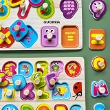 QUOKKA Toddler 6 Alphabet Wooden Puzzles Montessori Learning Toys 2-4 view 7