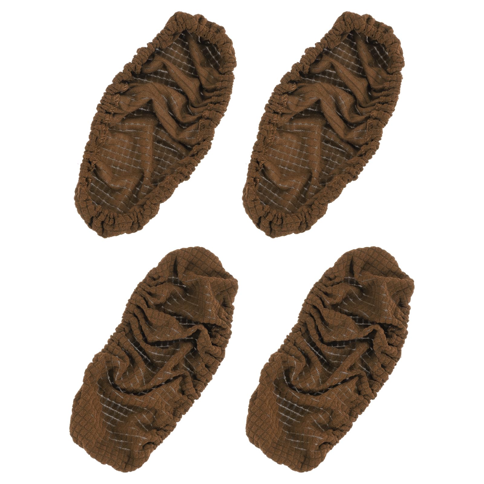 PATIKIL Office Chair Arm Cover, 4Pcs Office Chair Armrest Covers Protectors Memory Stretchable Computer Chair Arm Rest Covers Removable for Office Chair, Brown