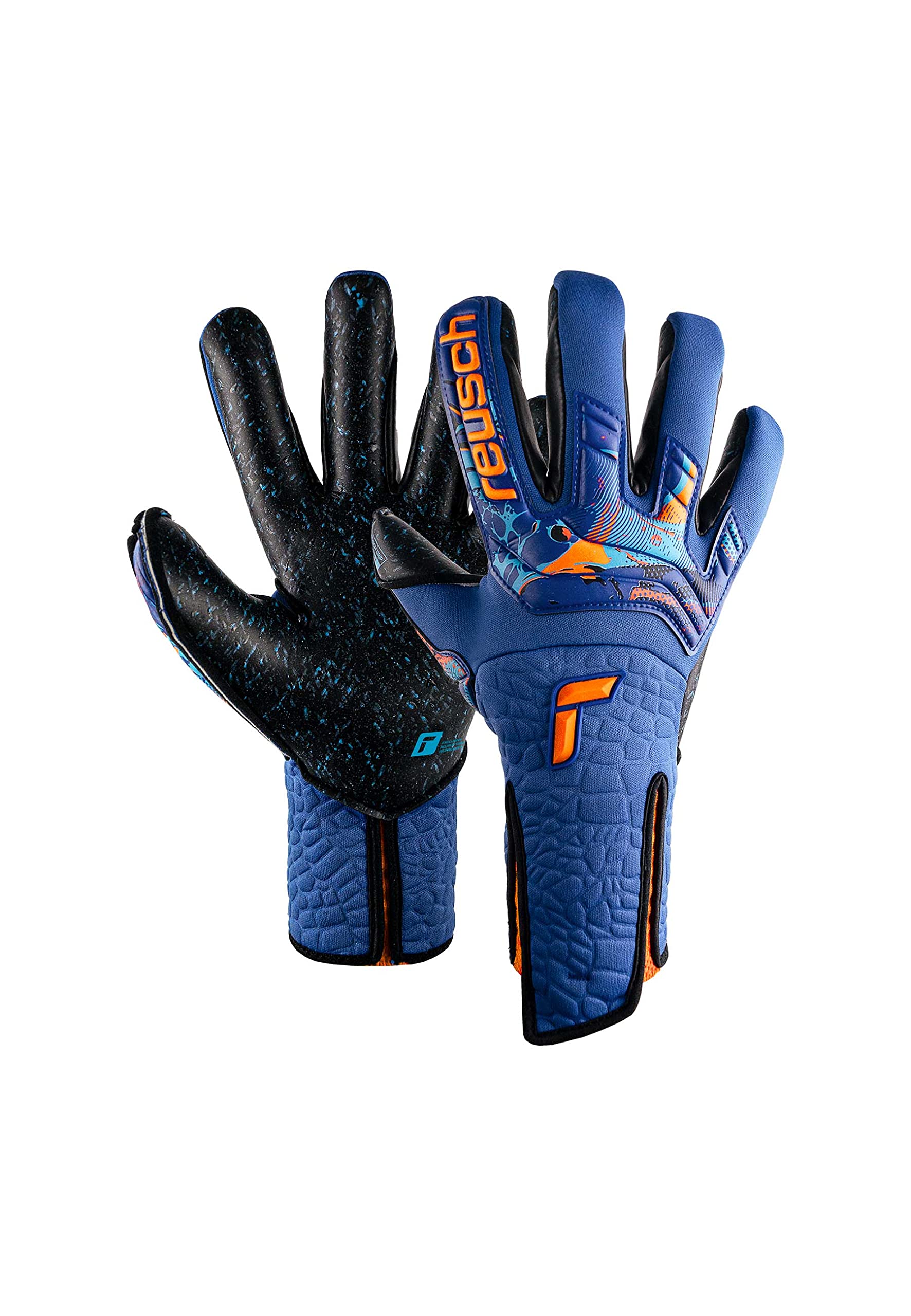Reusch Attract Fusion Strapless AdaptiveFlex Goalkeeper Gloves with Excellent Grip and Inseam Cut, 9.5
