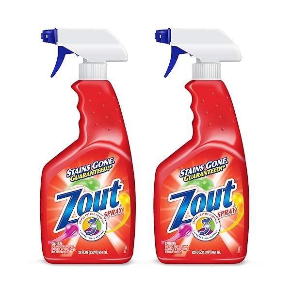 ZOUT LAUNDRY STAIN REMOVER SPRAY, TRIPLE ENZYME FORMULA...