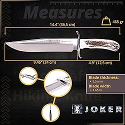 Joker Bowie Hunter’s Knife 9.45” CC139 with