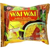 Wai Wai Instant Noodles, Chicken Flavored, 2.6-Ounce 75g Packages (Pack of 12)