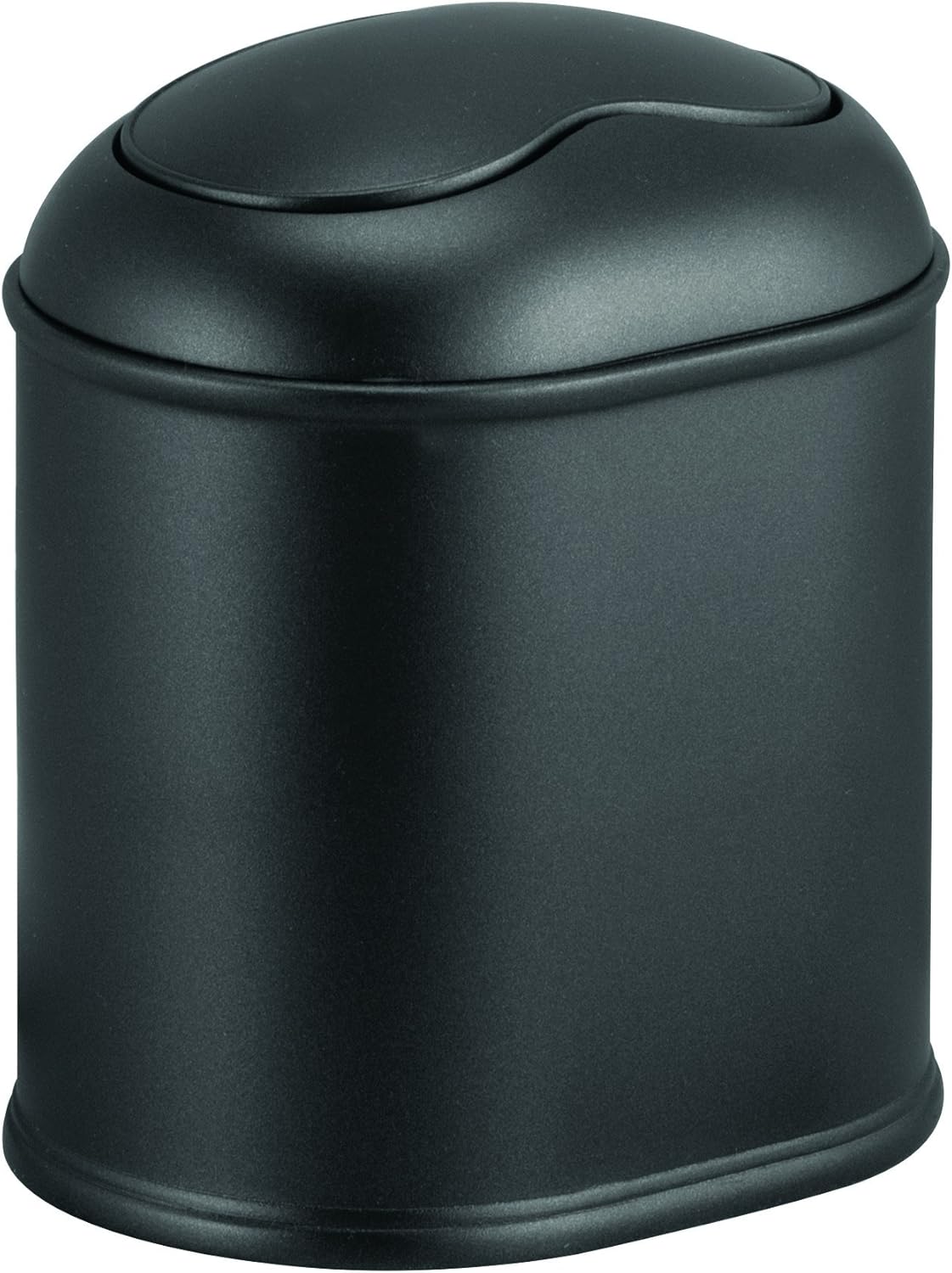 InterDesign 78987 York Bathroom Vanity Countertop Wastebasket Trash Can