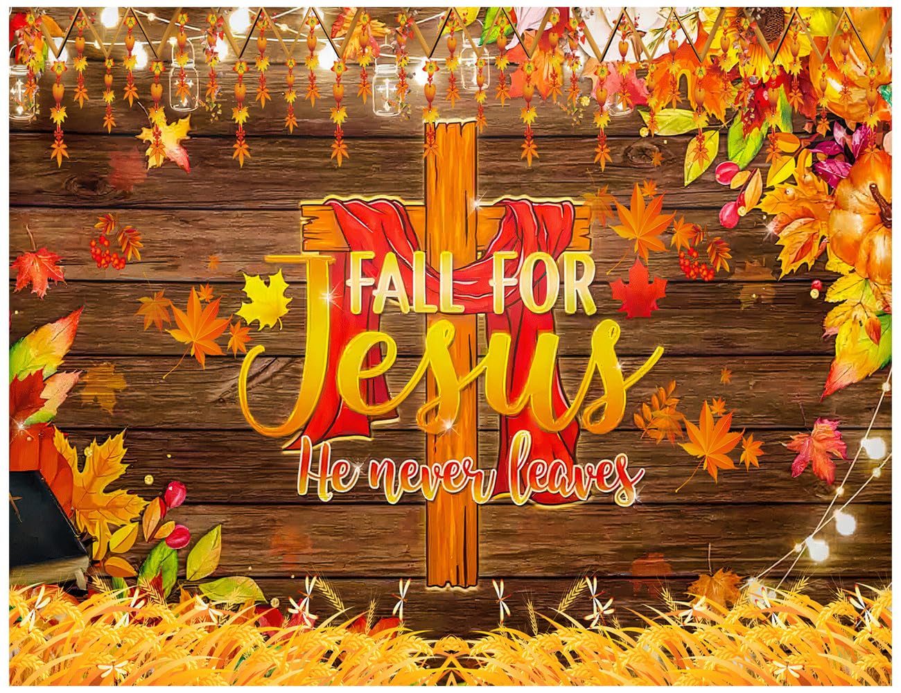 Photo 1 of LYSMZT Thanksgiving Backdrop Thankful Backdrop Thanksgiving Banner Fall Backdrop Happy Thanksgiving Backdrop Fall Thanksgiving Party Backdrop Extra Large Picture backdrops 10X8FT LY-1003