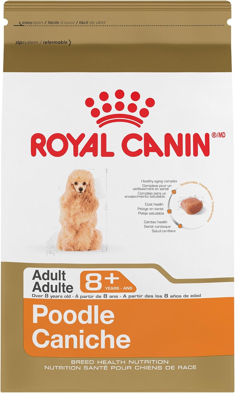Royal Canin Breed Health Nutrition Poodle 8 Adult Dry Dog Food