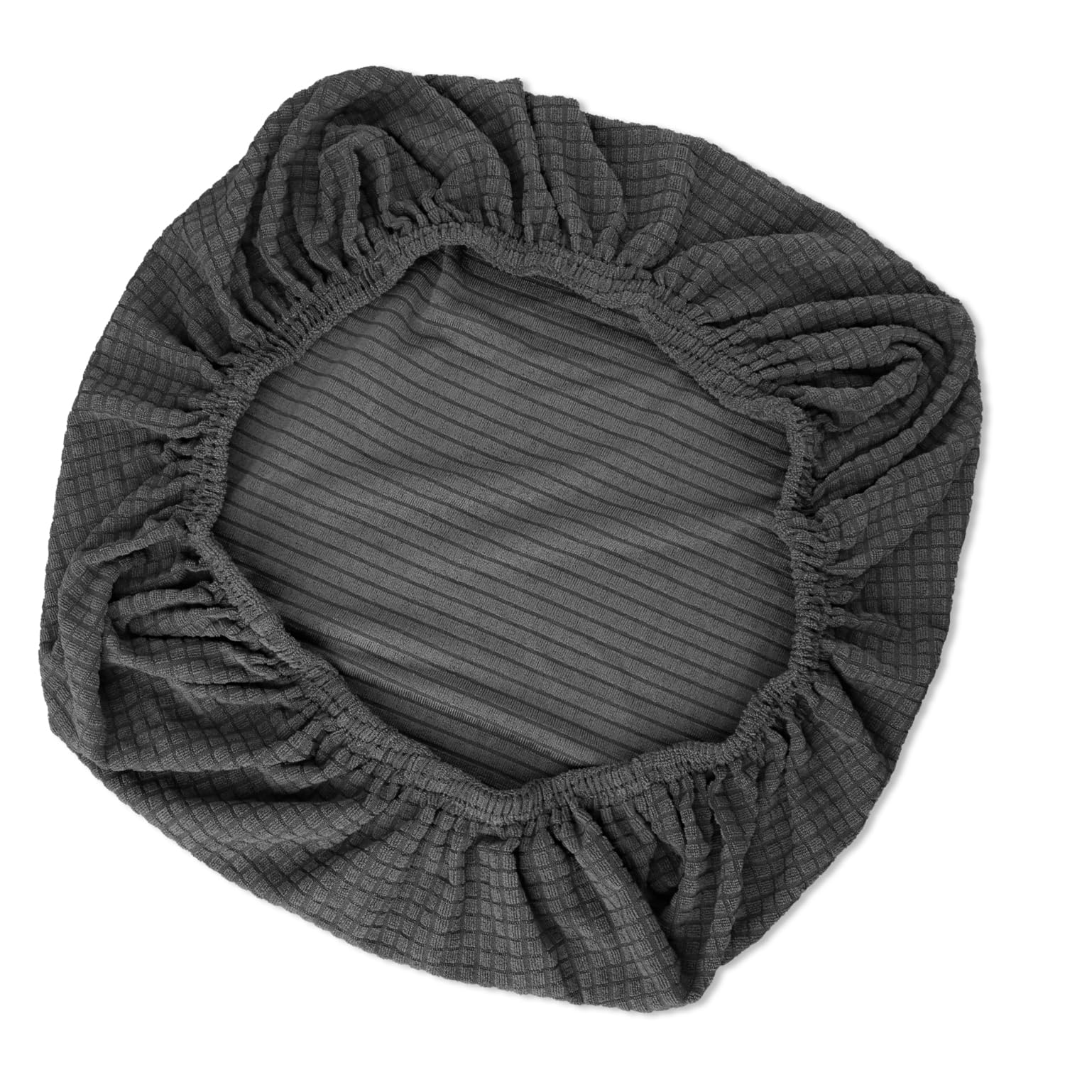 Luckious Black Waterproof Office Chair Cover, Stretchable, Machine Washable, Protects from Spills & Stains, Fits Most Office & Kitchen Chairs