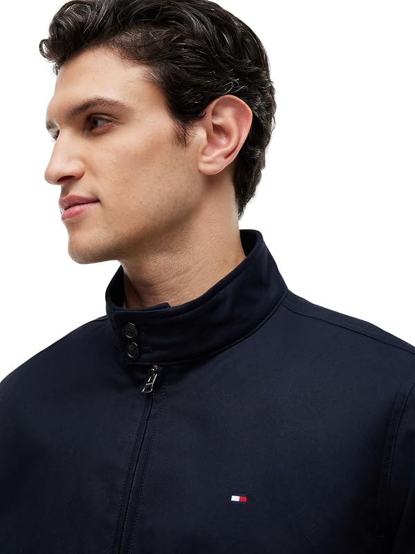 Veste classique Harrington MW0MW43468 pour homme, bleu (Desert Sky), M