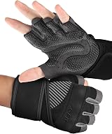 COFIT Workout Gloves Breathable Wrist Support Full Palm Grip L Black