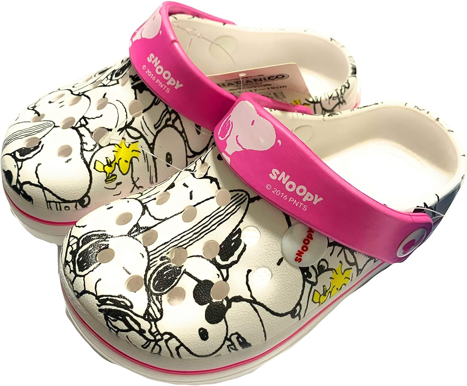 Amazon スヌーピー Snoopy Eva サンダル キッズ ジュニア レディース 靴 くつ クツ 海水浴 夏 子供用 大人用 Peanuts ピーナッツ ウッドストック ジュニアl 17 19cm A わいわい プール ファッションサンダル