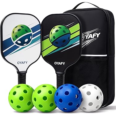 Niupipo Pickleball Paddles Set Van 2 - Glasvezel Materiaal