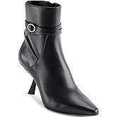 KARL LAGERFELD Women's Karly Pointed Toe Heeled Ankle Boots