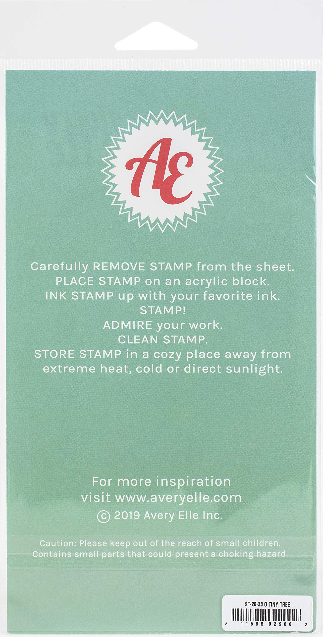 Avery Elle Clear Set TRE, Acrylic, O Tiny Tree, One Size