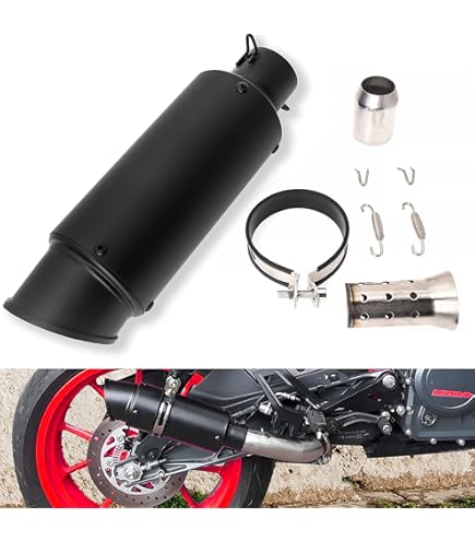 Amazon.com: Emgo 80-84032 Shorty Hooligan Muffler : Automotive