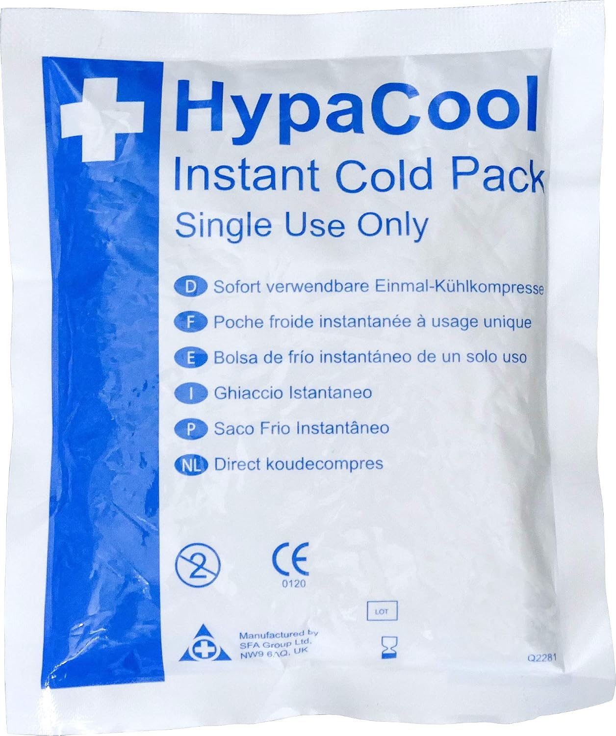 Safety First Aid Group HypaCool Instant Cold Ice Pack, Compact