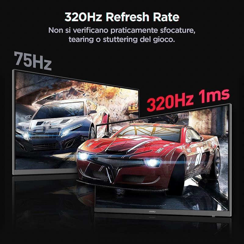 Monitor Gaming 27 Pollici HDR400 IPS QHD 320Hz Schermo PC G2721E