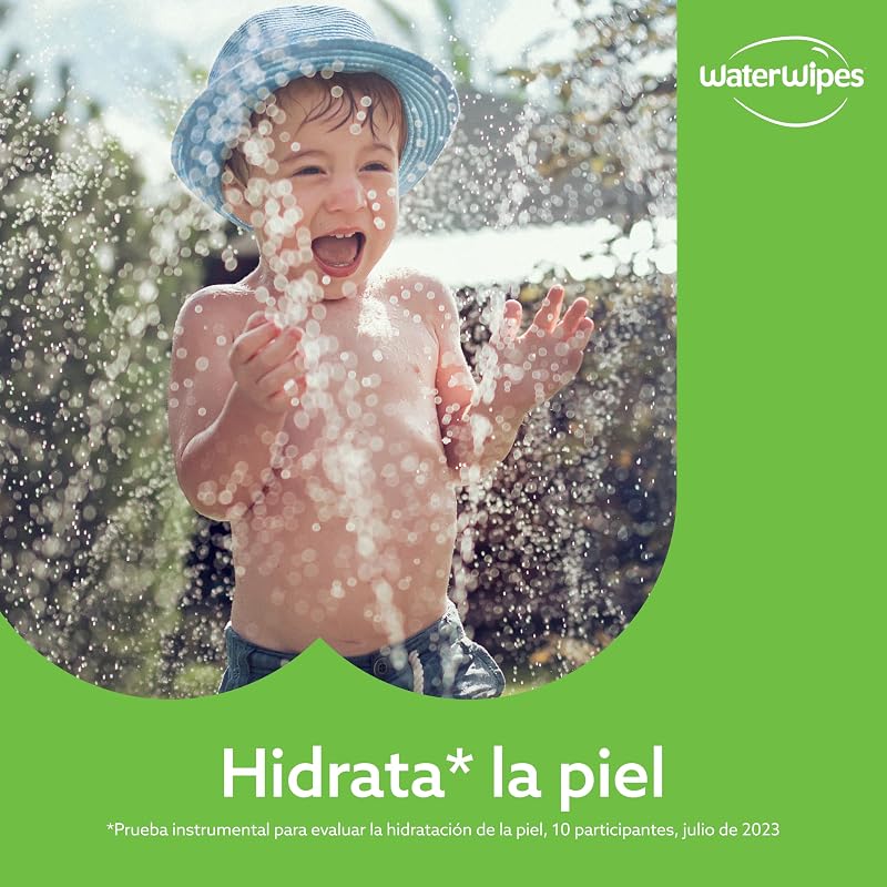 Toalhetes de Água Limpeza Hidratante Toalhetes para Bebé, 360 Toalhetes (6 Packs), com 99% de Água e Extrato de Aloé Vera, Toalhetes Húmidos para o Rosto e Corpo
