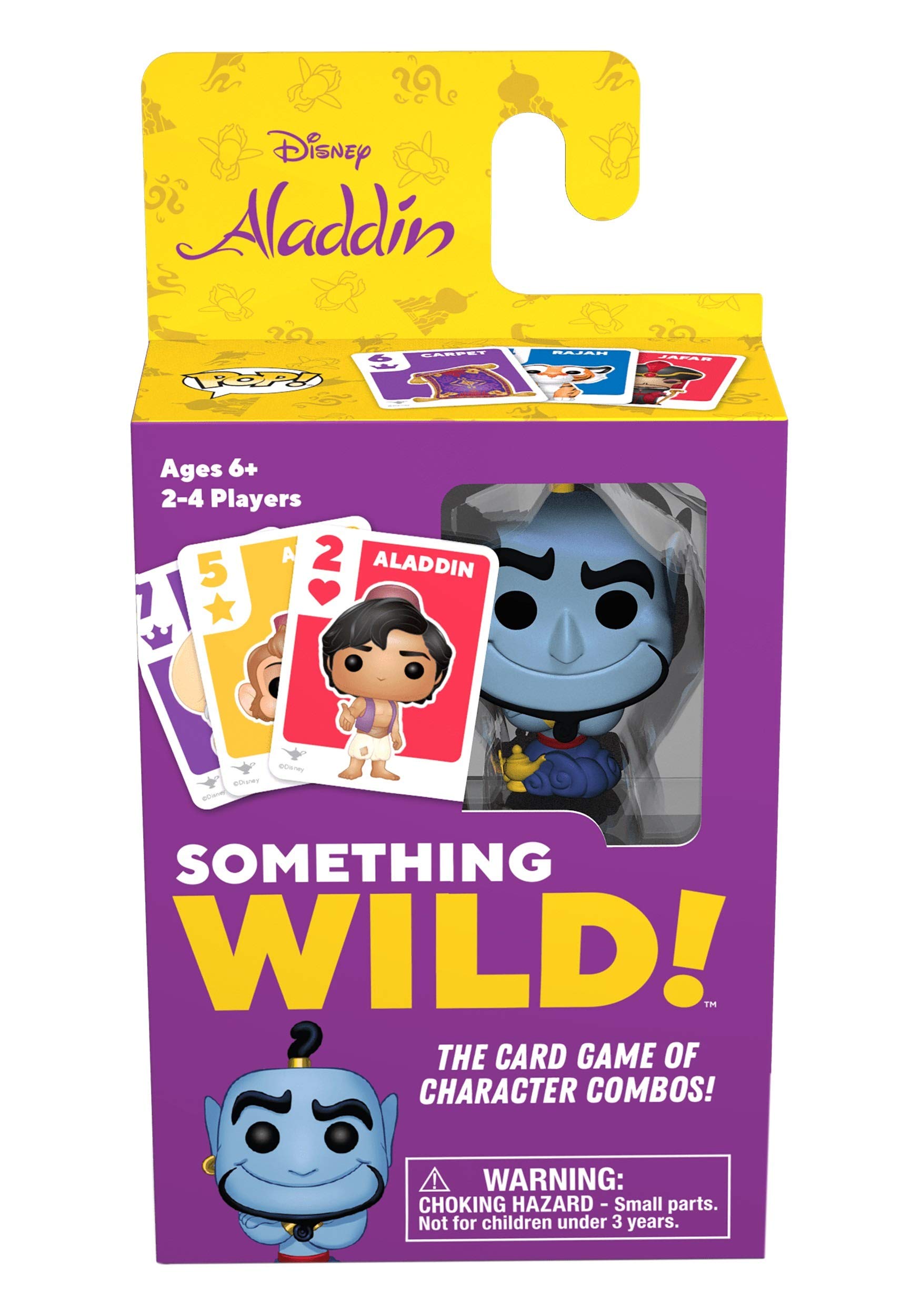 Funko Something Wild Family Card - Aladdin Disney(Includes Collectable Mini POP!) Ideal For Children Ages 6 And Up - Fun For The Whole Family Board Game 49357