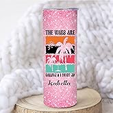 Personalized The Waves Are Calling Tumbler with lid and straw | 20oz Stainless Steel Insulated Tumblers | Custom Girls Trip Gifts | ECO Friendly Inks (THE WAVES ARE CALLING)