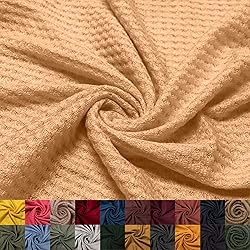 Texco Inc 59" Wide Rayon Spandex Waffle Open Knit