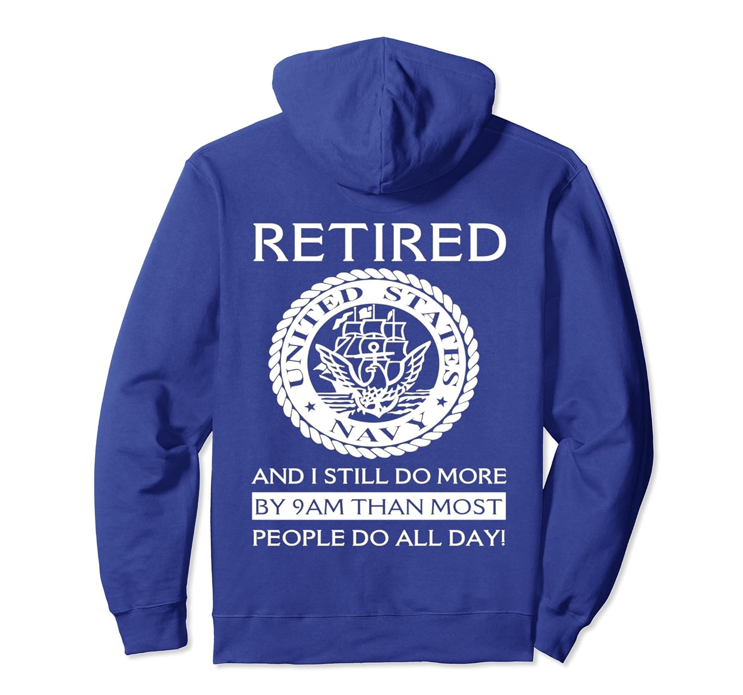 Retired Navy Veteran Hoodie-anz