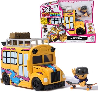 Tech Deck Sk8 Crew 2-in-1 Transforming Ultra Sk8 Bus & Storage