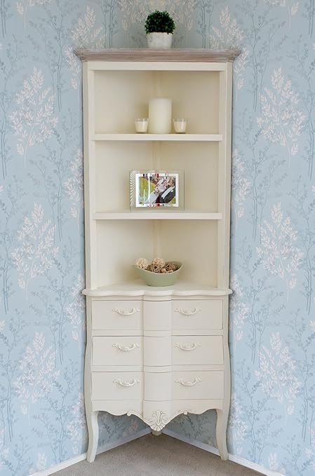 Indispensable 3 Drawer Casamore Devon Corner Shelf Unit In A