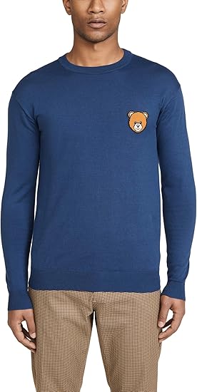 moschino jumper teddy bear mens