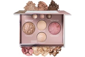 LAURA GELLER NEW YORK The Best of the Best Baked Palette - Full Size - Includes Bronzer, Blush, 2 Highlighters and 3 Eyeshadows - Travel-Friendly