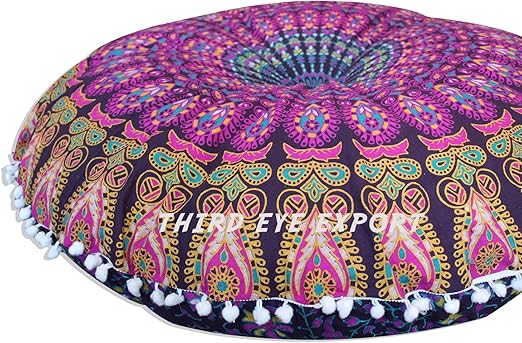 Amazon Com Third Eye Export 32 In Mandala Barmeri Large Round