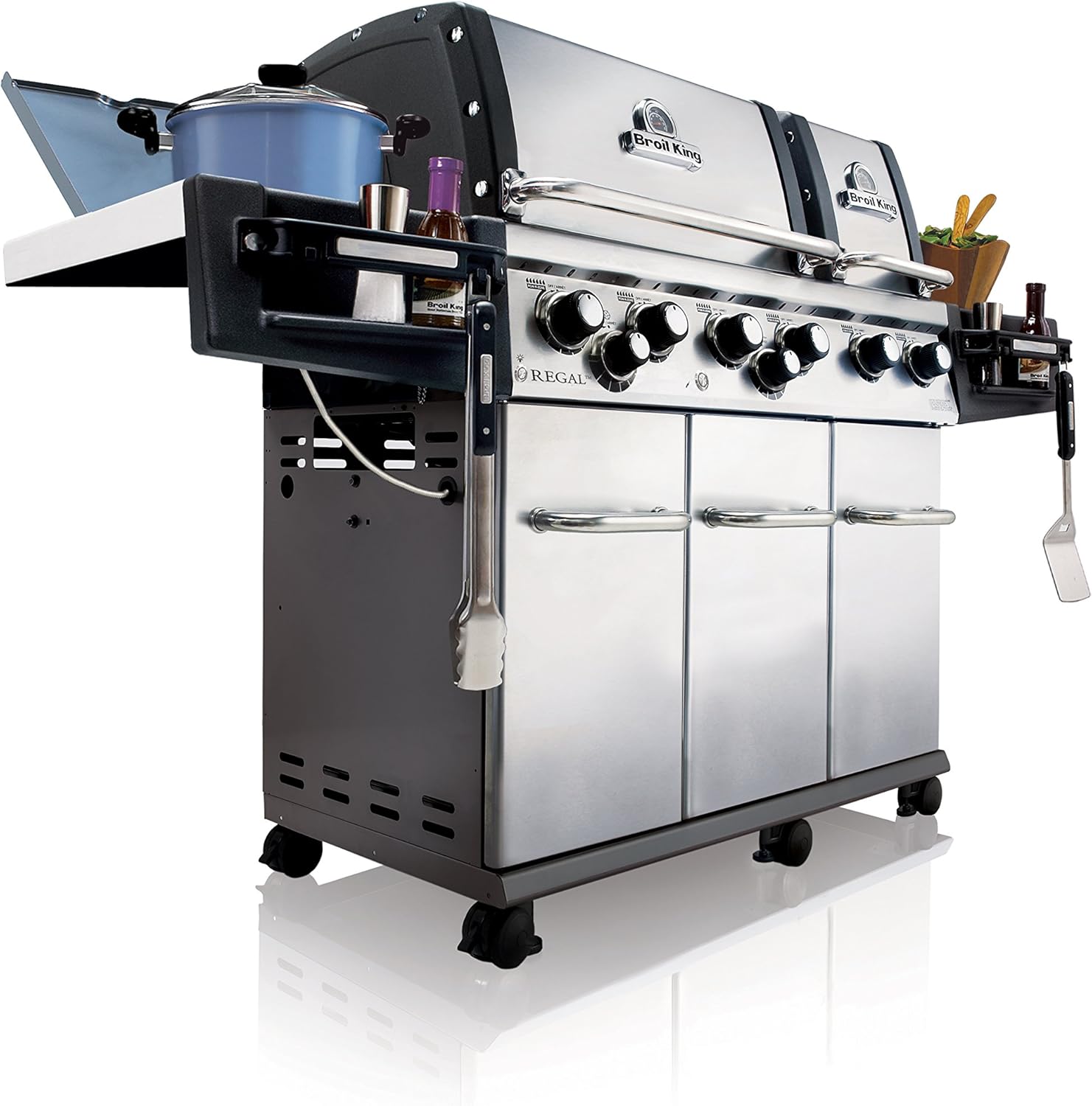 review Broil King 957347 Regal XLS Pro NG Gas Grill, Six-Burner, Stainless Steel