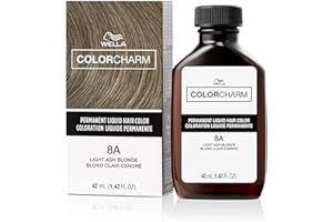 COLORCHARM Permanent Liquid Hair Color for Gray Coverage, Ash Blonde | 1.4 oz | 42 ml | Packaging May Vary