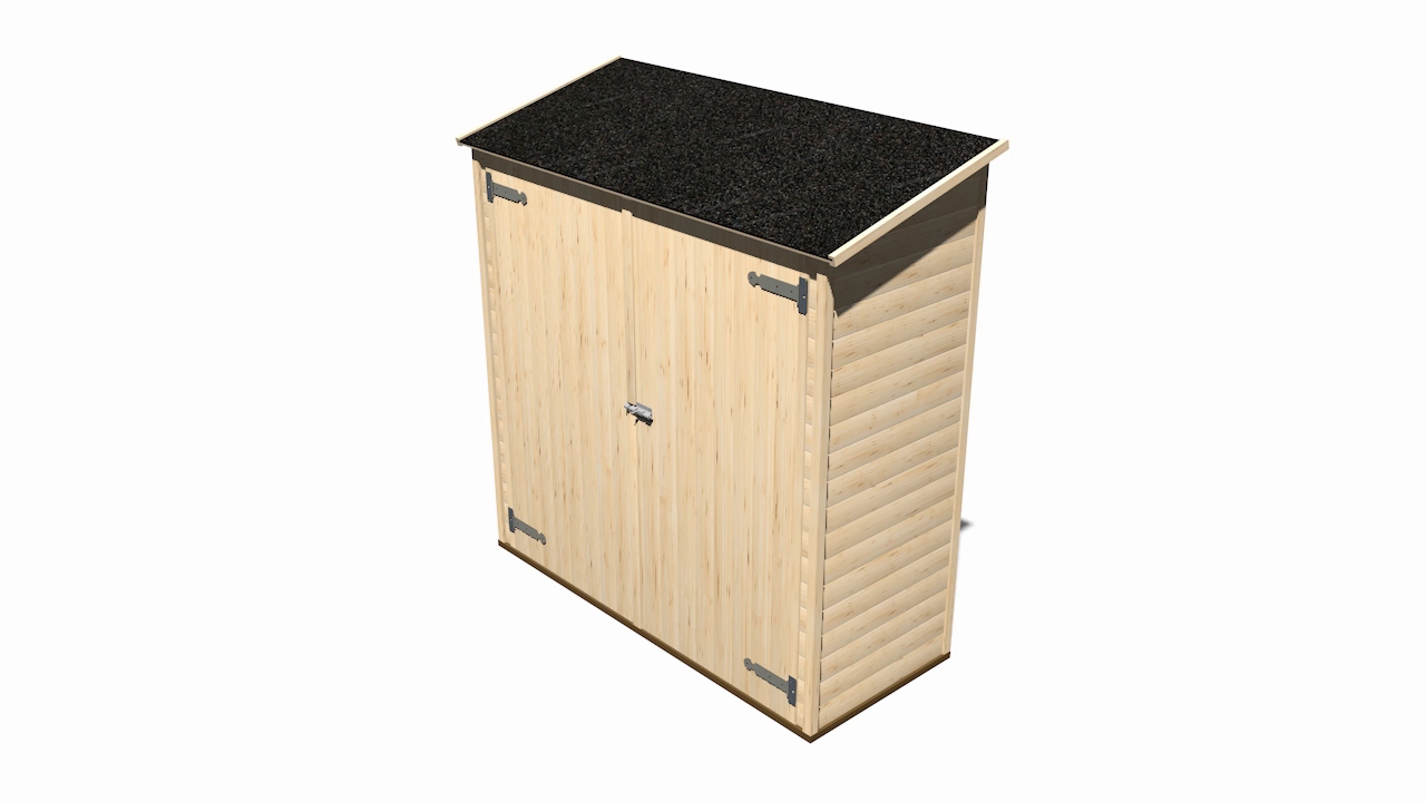 Gardiun KG12101 - Caseta de Madera Panelada - 1,12m² Marge Ext ...