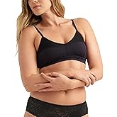 saalt Lace Bralette for Women – Light Support – Scoop Front Coverage – Adjustable Fit - Made with Soft European Lace