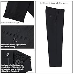 Spring Notion Big Boys' Modern Fit Dress Suit Set
