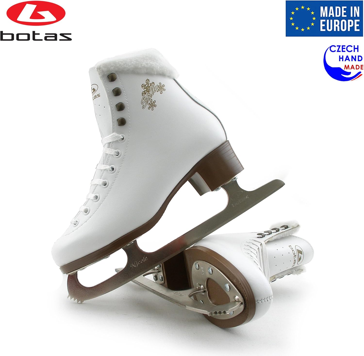 Botas - Models: Stella, Regina, Robin/Figure Ice Skates for Women, Men, Girls, Boys, Kids/Nicole Blades : Sports & Outdoors