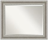 Amanti Art Bathroom Mirror, Parlor Silver Wall
