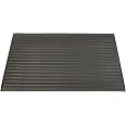 Genuine Joe Anti-Fatigue Mat - 2x3 Feet, Beveled Edge, Black, For Standing Desks & Kitchens