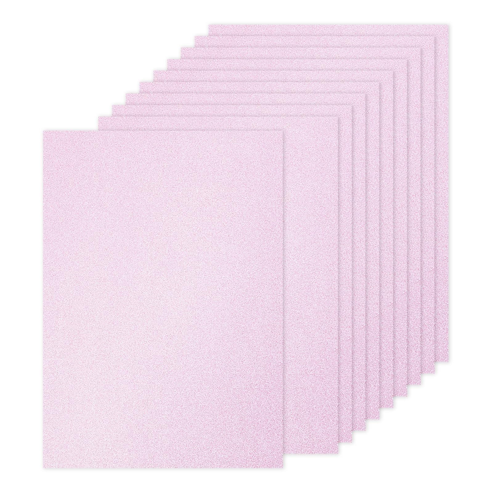 PATIKIL 20Sheets Light Pink Glitter Cardstock Paper, A4(8.3x11.7 Inch) 250gsm Premium Sparkly Paper Craft Cardstock Paper for Scrapbook Card Making DIY Art Projects Wedding Party