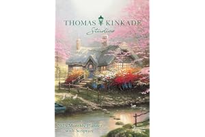 Thomas Kinkade Studios 12-Month 2023 Monthly Pocket Planner Calendar with Script