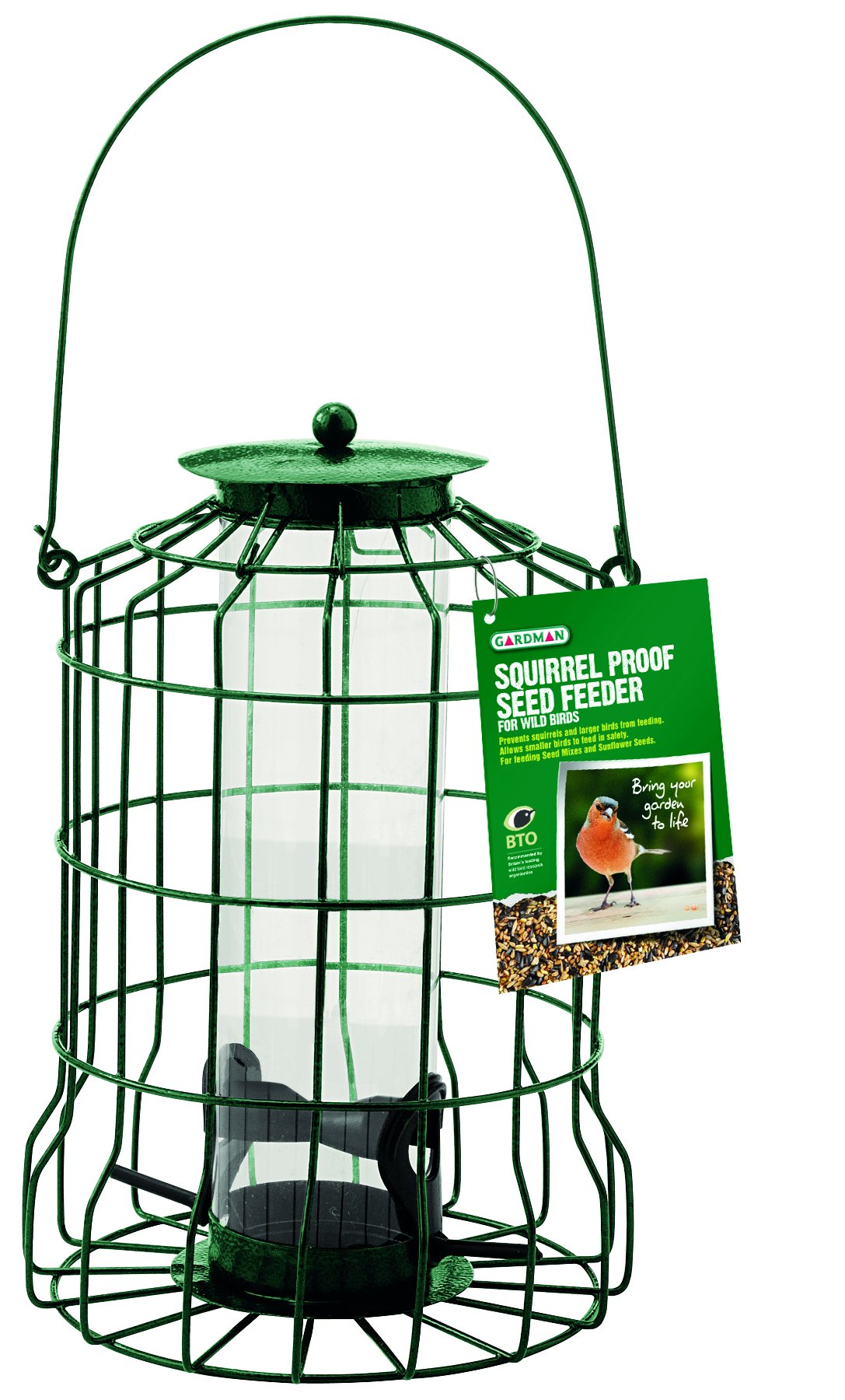 Gardman Bird Feeder, Natural, 16 x 16 x 25.5 cm