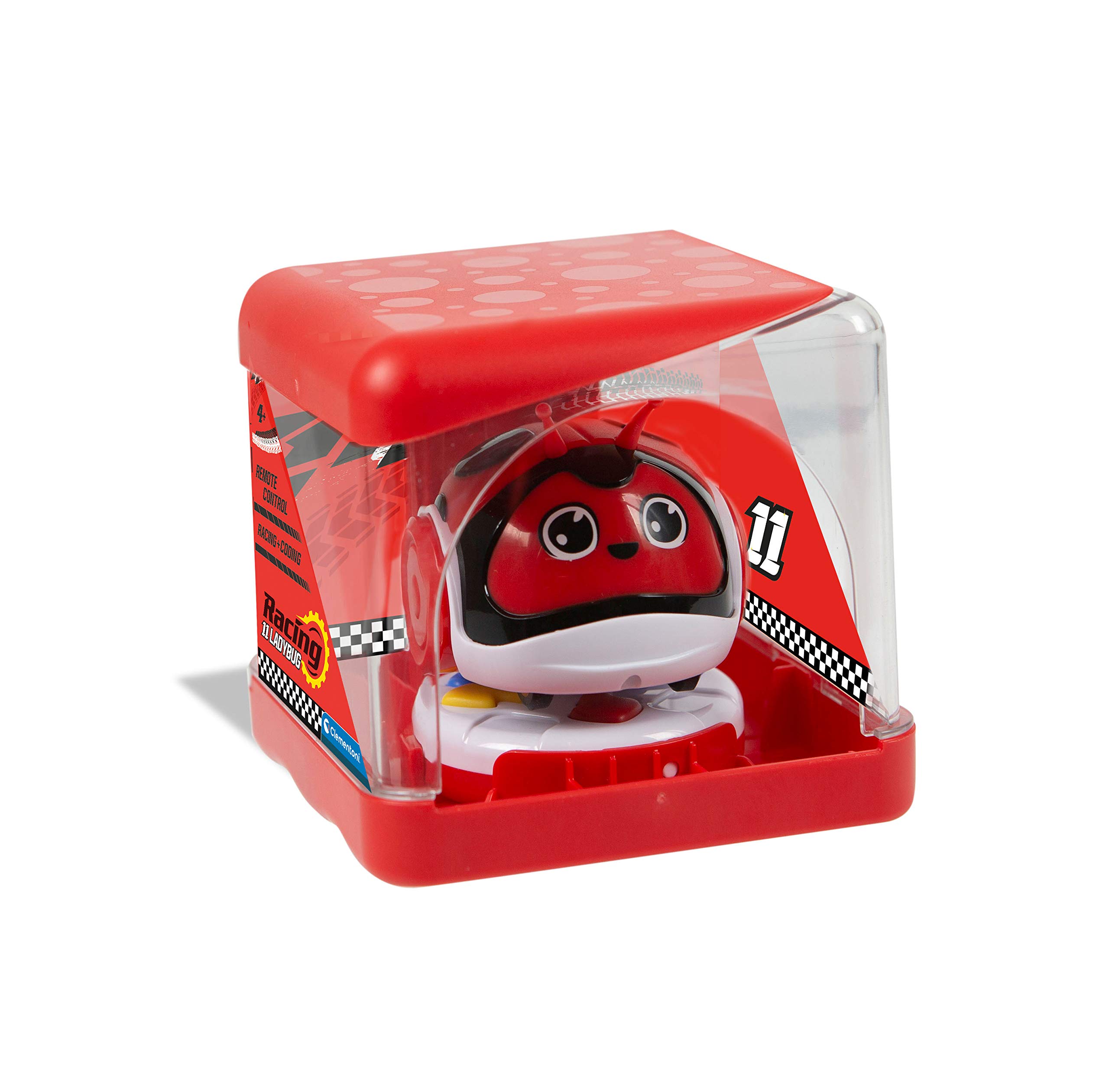 Clementoni 17412, Racing Bugs - Ladybug Robotic Insect Toy for Children, Ages 4 years Plus โ image 1
