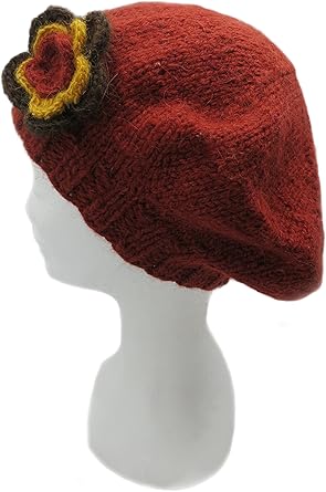 orange beret hat