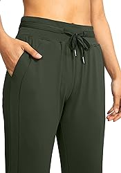 G Gradual Women's Joggers Pants with Zipper Pockets