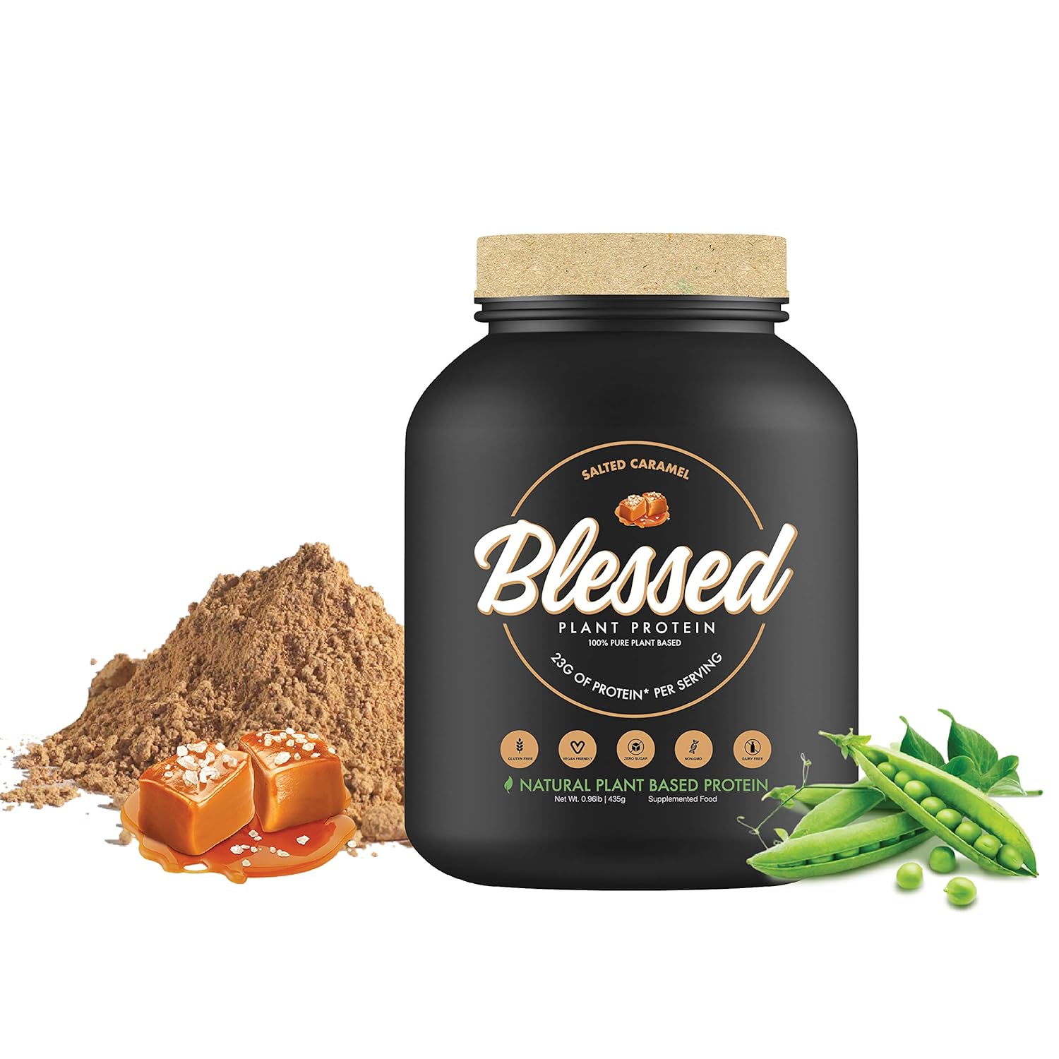 Blessed Plant Based Superfood Protein 23g Of Proteinvegan Friendly Salted Caramel 1lb Bottle #vega #protein #weight #loss Blessed Plant Based Superfood Protein 23g Of Proteinvegan Friendly Salted Caramel 1lb Bottle