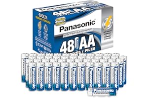 Panasonic Energy Corporation Platinum Power AA Alkaline Battery (LR6XE/48PC)