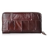 ESD Women’s Vintage Long Clutch Genuine Leather