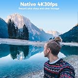 AKASO V50 X Action Camera Selfie Stick Bundle 4K Underwater 2 Batteries view 5