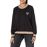 Armani Exchange Womens Collegiate Capsule Cotton Knit Pullover